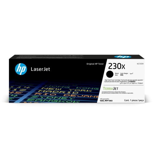 HP W2300X (230X) Siyah Orjinal Toner Yüksek Kapasite - LaserJet Pro 4203dn - 1