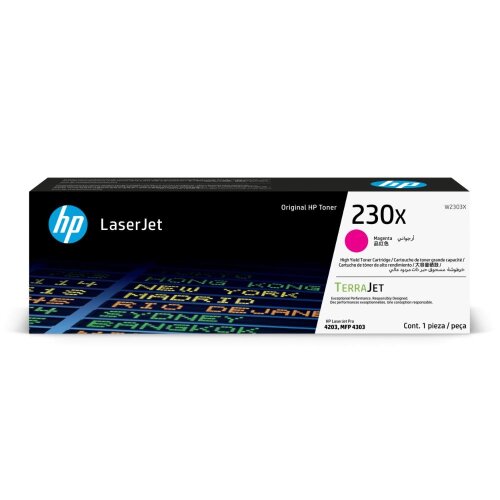 HP W2303X (230X) Kırmızı Orjinal Toner Yüksek Kapasite - LaserJet Pro 4203dn - 1