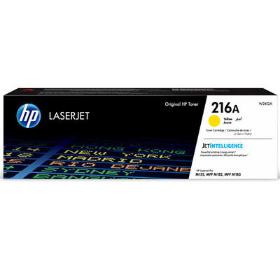 HP W2412A (216A) Sarı Orjinal Toner - LaserJet M182n / M183fw (T13106) - HP