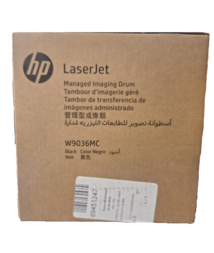 HP W9036MC Black Original Drum Unit - MFP E87600 - 1