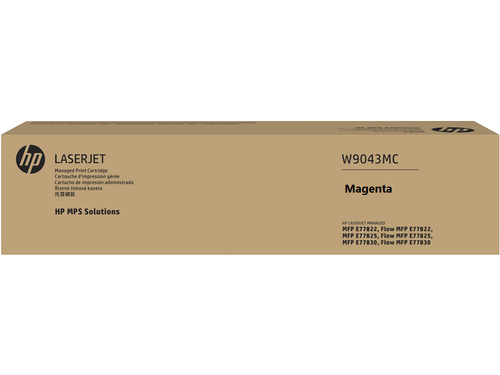 HP W9043MC Magenta Original Toner - Laserjet Managed E77822 / E77825 