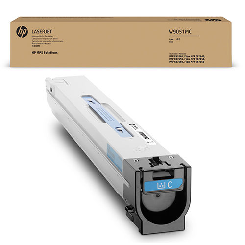 HP W9051MC Mavi Orjinal Toner - Laserjet Managed E87640dn / E87650dn (T9885)
