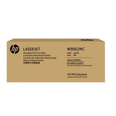 HP W9062MC Yellow Original Toner - E55040dw / MFP E57540dn - 1