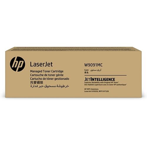 HP W9091MC Mavi Orjinal Toner - E45028dn / E47528 (T16439) - 1