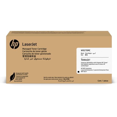 HP W9270MC Siyah Orjinal Toner - MFP X677 - 1