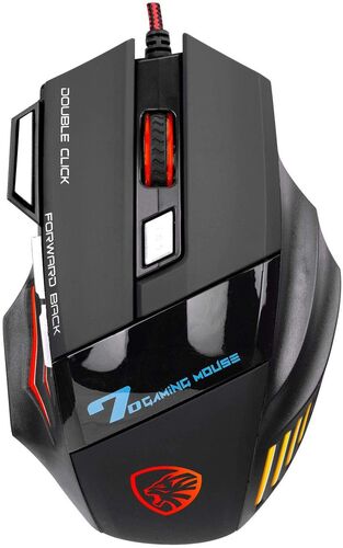 Hytech HY-X7 Gamy Siyah Gaming Oyuncu Mouse Rainbow Led RGB Işıklı (T15987)
