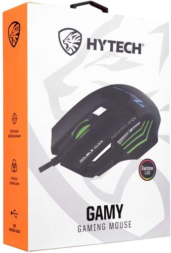 Hytech HY-X7 Gamy Siyah Gaming Oyuncu Mouse Rainbow Led RGB Işıklı (T15987)