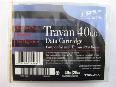 IBM 19P4882 Travan TR-7 NS40, 20Gb/40Gb, 228m Data Cartridge