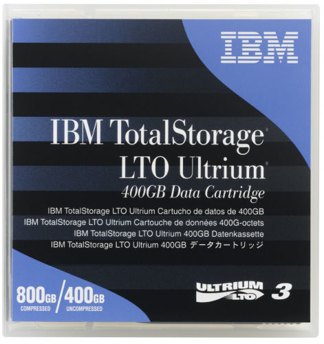 IBM 24R1922 LTO-3 Ultrium 3 400 GB / 800 GB Data Cartridge 680m, 12.65mm