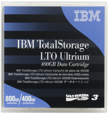 IBM - IBM 24R1922 LTO-3 Ultrium 3 400 GB / 800 GB Data Kartuşu 680m, 12.65mm (T9045)