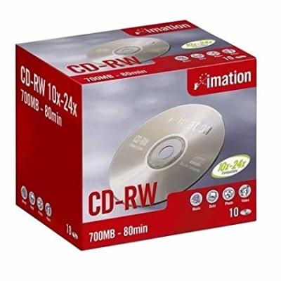 IMATION - Imation CD-RW 700 MB 4-12X 10 Pk