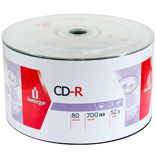 Iomega ICSP50 52X 700 MB CD-R (50 Pk)