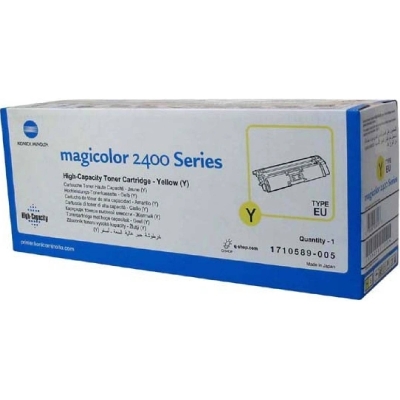 Konica Minolta 1710589-005 Sarı Orjinal Toner - Magicolor 2430 - KONICA MINOLTA