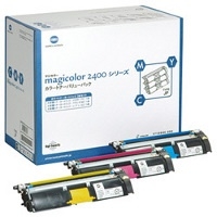 Konica Minolta 1710595-001 3 Color Original Toner - 2400W / 2340DL - KONICA MINOLTA