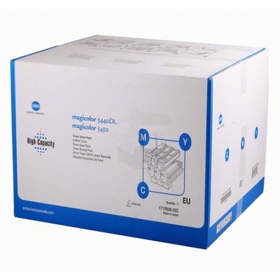 Konica Minolta 1710606-002 3'lü Paket Renkli Orjinal Toner - 5440DL / 5450DL - KONICA MINOLTA