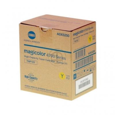 KONICA MINOLTA - Konica Minolta TNP-18Y (A0X5250) Sarı Orjinal Toner - MC4700 / 4750DN (T9598)