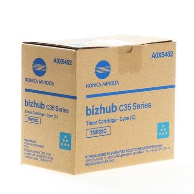 Konica Minolta TNP-22C (A0X5452) Mavi Orjinal Toner - C35 / C35P (T11440) - KONICA MINOLTA