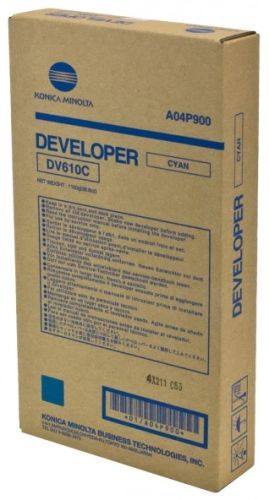 Konica Minolta DV-610C (A04P900) Original Cyan Developer - C5500 / C6000 