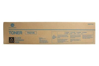 Konica Minolta TN-214K (A0D7154) Black Original Toner - Bizhub C200 / C203 - KONICA MINOLTA