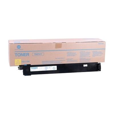 Konica Minolta TN-214Y (A0D7254) Sarı Orjinal Toner - Bizhub C200 / C203 (T12545) - KONICA MINOLTA