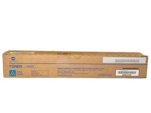 Konica Minolta TN-221C (A8K345H) Mavi Orjinal Toner - C227 / C287 - 1