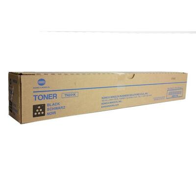 Konica Minolta TN-221K (A8K3150) Black Original Toner - C287 / C227 - KONICA MINOLTA