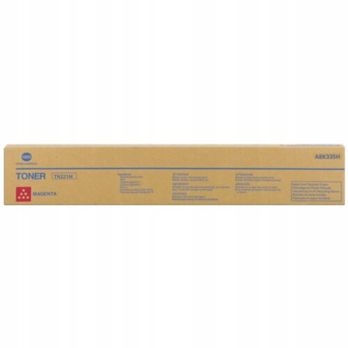 Konica Minolta TN-221M (A8K335H) Kırmızı Orjinal Toner - C227 / C287 - 1