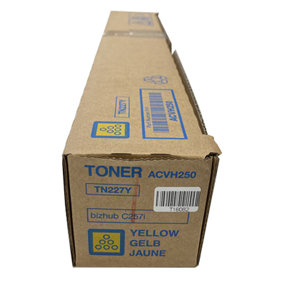 Konica Minolta TN-227Y (ACVH250) Sarı Orjinal Toner - Bizhub C257 (T16082) - KONICA MINOLTA