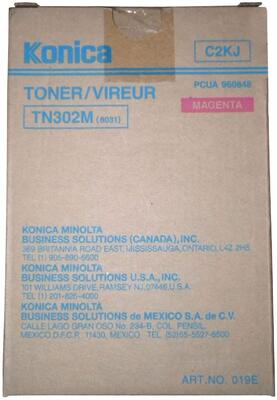 KONICA MINOLTA - Konica Minolta TN-302M (960848) Magenta Original Toner - 8020 / 8031