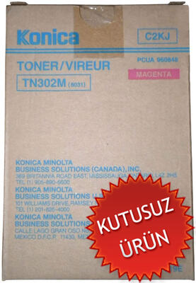 KONICA MINOLTA - Konica Minolta TN-302M (960848) Magenta Original Toner - 8020 / 8031 (Without Box)