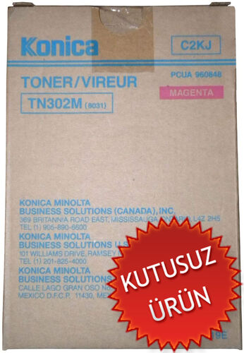 Konica Minolta TN-302M (960848) Magenta Original Toner - 8020 / 8031 (Without Box)