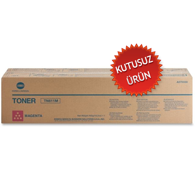 KONICA MINOLTA - Konica Minolta TN-611M (A070330) Magenta Original Toner - C451 / C650 (Without Box)