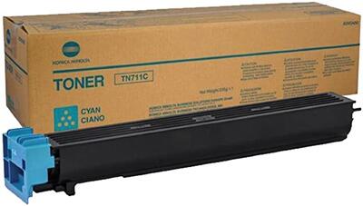 Konica Minolta TN-711C (A3VU450) Mavi Orjinal Toner - Ineo +654 / Ineo +754 (T12395) - KONICA MINOLTA