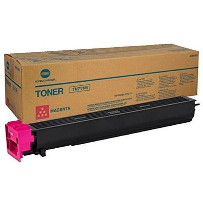 Konica Minolta TN-711M (A3VU350) Magenta Original Toner - Ineo +654 / Ineo +754 - KONICA MINOLTA