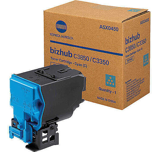 Konica Minolta TNP-48C (A5X0430) Cyan Original Toner - C3850 / C3350 - 3