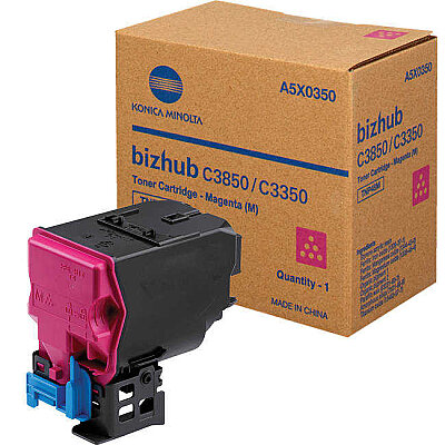 Konica Minolta TNP-48M (A5X0330) Magenta Original Toner - C3850 / C3350 - 2