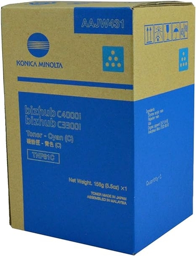 Konica Minolta TNP-81C (AAJW431) Mavi Orjinal Toner - C3300i - 1
