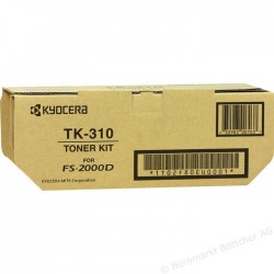 KYOCERA - Kyocera TK-310 (1T02F80EU0) Siyah Orjinal Toner - FS-2000 (T3173)