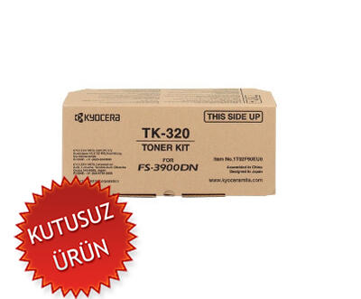 KYOCERA - Kyocera TK-320 (1T02F90EU0) Siyah Orjinal Toner - FS-3900 / FS-4000 (U) (T16668)