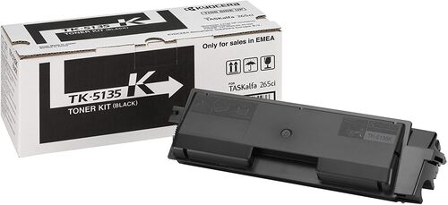 Kyocera TK-5135K (1T02PA0NL0) Black Original Toner - TK265ci / TK266ci 