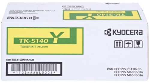 Kyocera TK-5140Y (1T02NRANL0) Yellow Original Toner - M6030cdn / M6530cdn