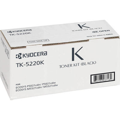 KYOCERA - Kyocera TK-5220K (1T02R90NL1) Black Original Toner - P5021 / M5521 