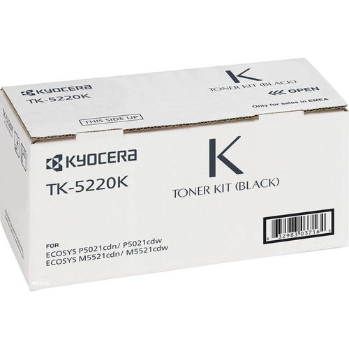 Kyocera TK-5220K (1T02R90NL1) Siyah Orjinal Toner - P5021 / M5521 (T11330)