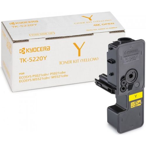 Kyocera TK-5220Y (1T02R9ANL1) Sarı Orjinal Toner - P5021 / M5521 (T9231)