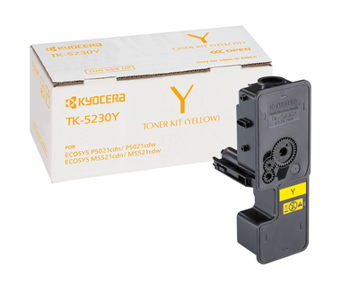 Kyocera TK-5230Y (1T02R9ANL0) Yellow Original Toner - P5021 / M5521 - KYOCERA