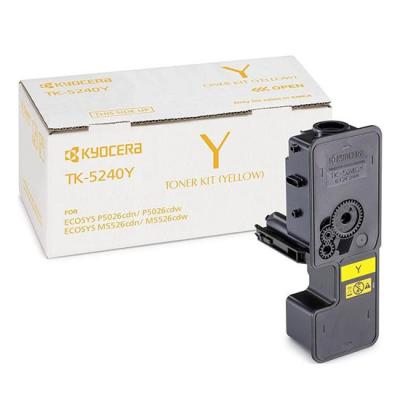 Kyocera TK-5240Y (1T02R7ANL0) Yellow Original Toner - M5526 / P5026 - KYOCERA