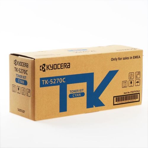 Kyocera TK-5270C (1T02TVCNL0) Mavi Orjinal Toner - M6230cdn / M6630cdn (T10897)