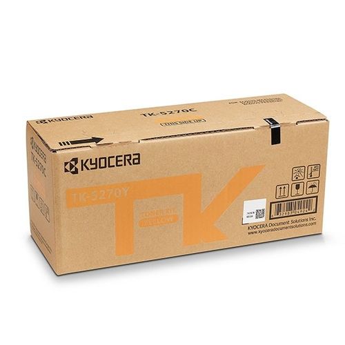 Kyocera TK-5270Y (1T02TVANL0) Sarı Orjinal Toner - M6230cdn / M6630cdn (T11474)