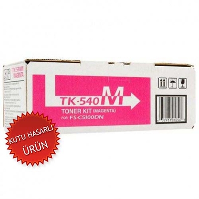 KYOCERA - Kyocera TK-540M (1T02HLBEU0) Magenta Original Toner - FS-C5100DN (Damaged Box)