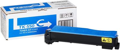 Kyocera TK-550C (1T02HMCEU0) Cyan Original Toner - FS-C5200DN - KYOCERA